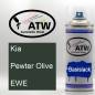 Preview: Kia, Pewter Olive, EWE: 400ml Sprühdose, von ATW Autoteile West.